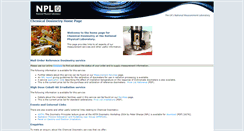 Desktop Screenshot of chemdos.npl.co.uk